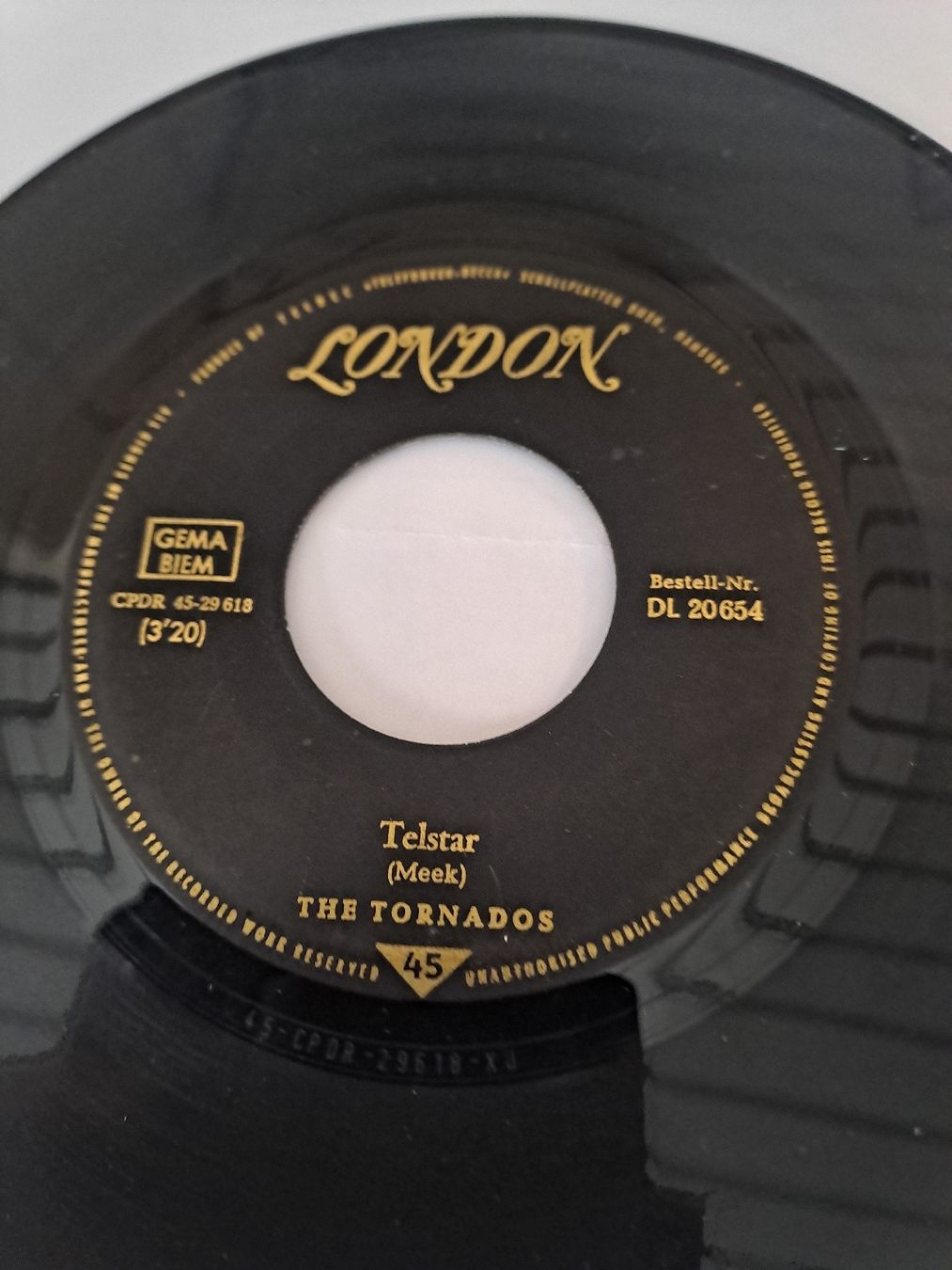 Dischi in vinile: Single  THE TORNADOS  "Telstar" DECCA – Usato da Uetendorf venduto da Essiggurken 1
