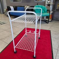 1980 Drahtgitter Barwagen, Trolley, Servierwagen Vintage