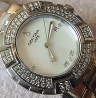 CERTINA Sapphire mit Diamanten Swiss Made Elegante Damenuhr