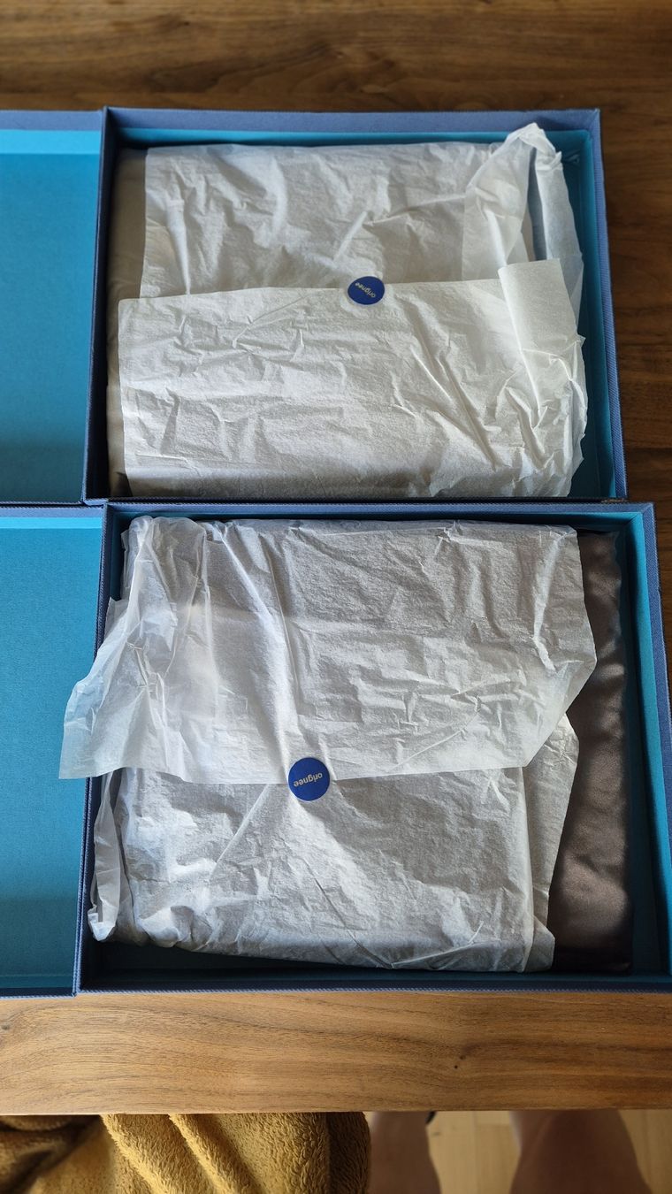 Letti: 100% Seiden Spannbettlaken von Orignee – Nuovo (secondo la descrizione) da Glattbrugg venduto da Ricardo_reseller 1