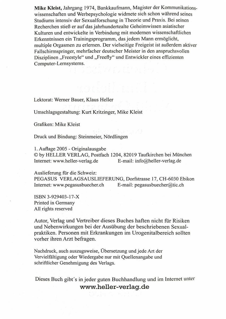 Libri: Geheimwissen männlicher Multi-Orgasmus – Nuovo (secondo la descrizione) da Sarnen venduto da Livres 2