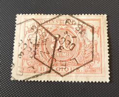 Belgien alte briefmarke