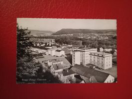 Brugg Aargau Kasernen s/w Karte Militärpost