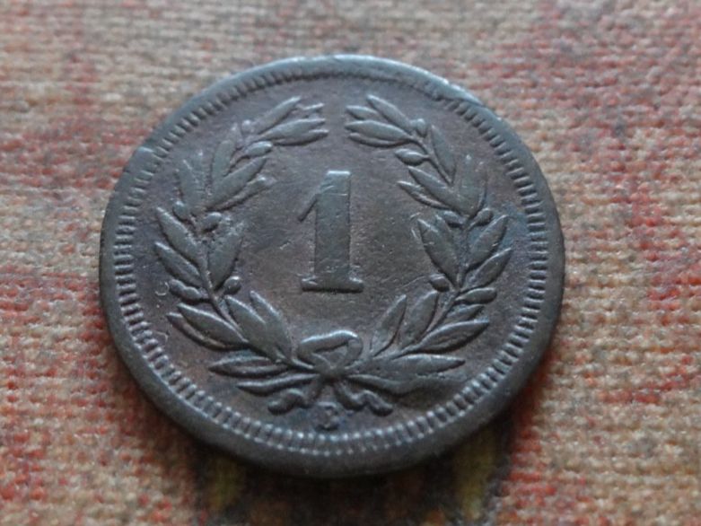 Tutti le monete: 1 Rp. 1870  (A) – Usato da Romanel-sur-Lausanne venduto da Swift13 1