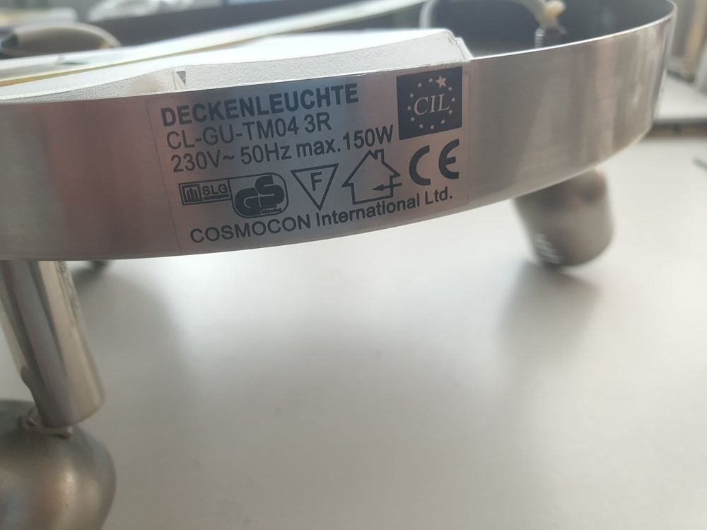 Deckenlampe Spot GU10 4