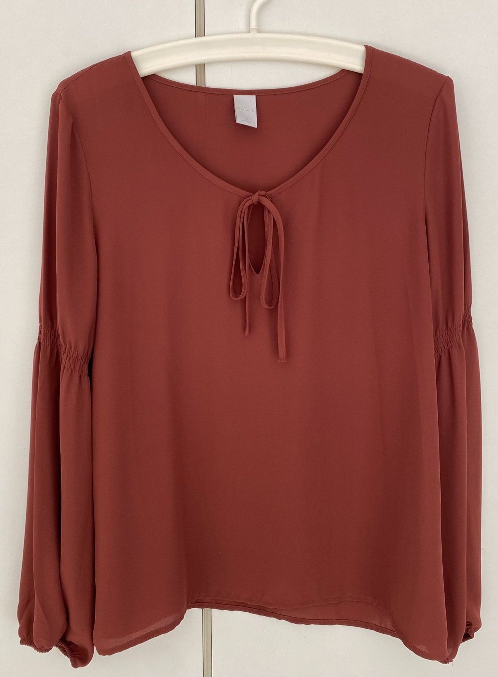 Camicette: Bluse, braun/orange, Gr. M – Usato da Emmenbrücke venduto da Florentina27