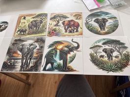 Diamond Paiting Karten Elefant 🐘