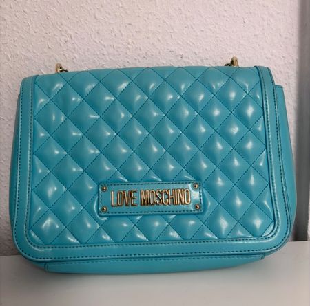 Sac bleu Love Moschino
