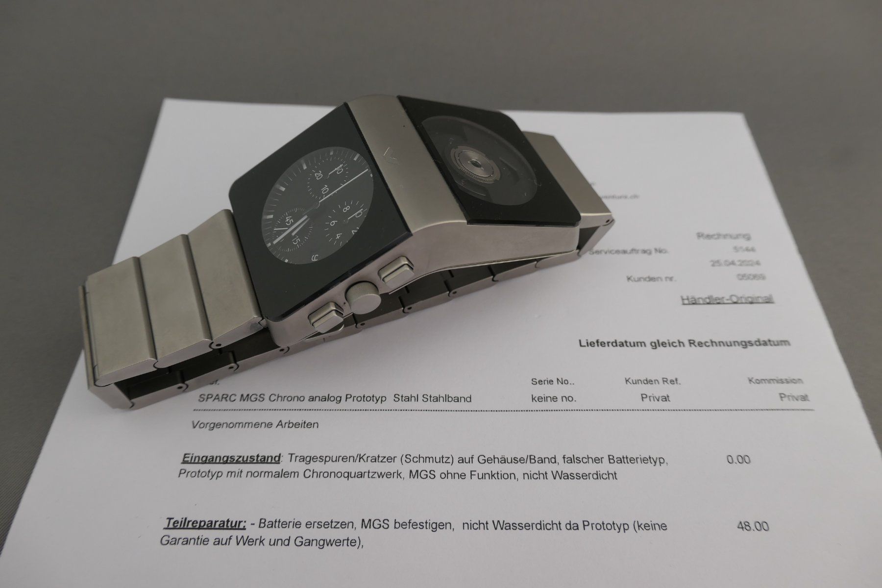 Ventura Orologi: Prototyp Ventura Sparc MGS Chrono analog – Usato da Kilchberg ZH venduto da dnalor11 6