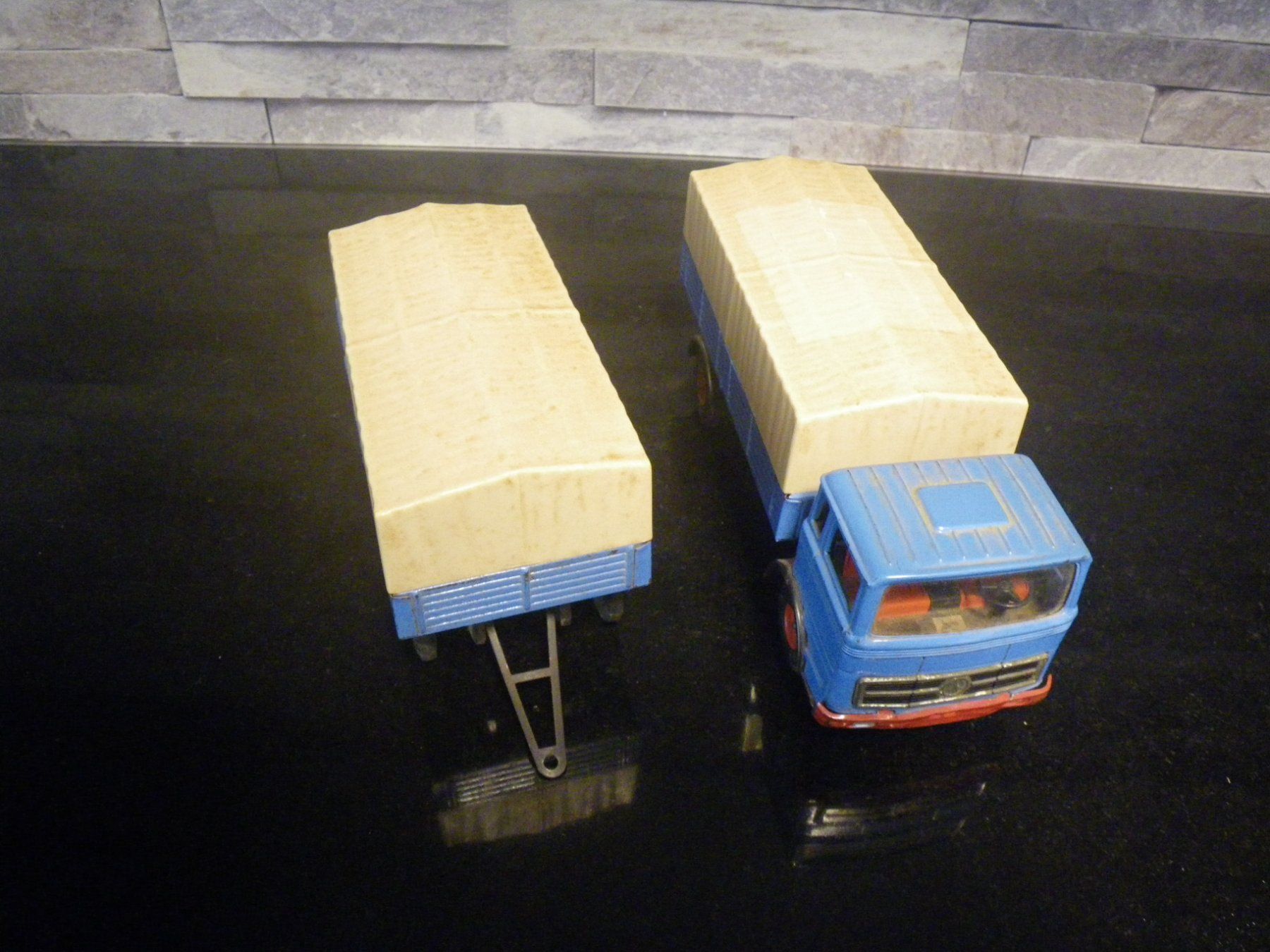 Modellini d'auto: alter Lastwagen mit Anhänger CKO – Usato da Belp venduto da Mazarron58 1