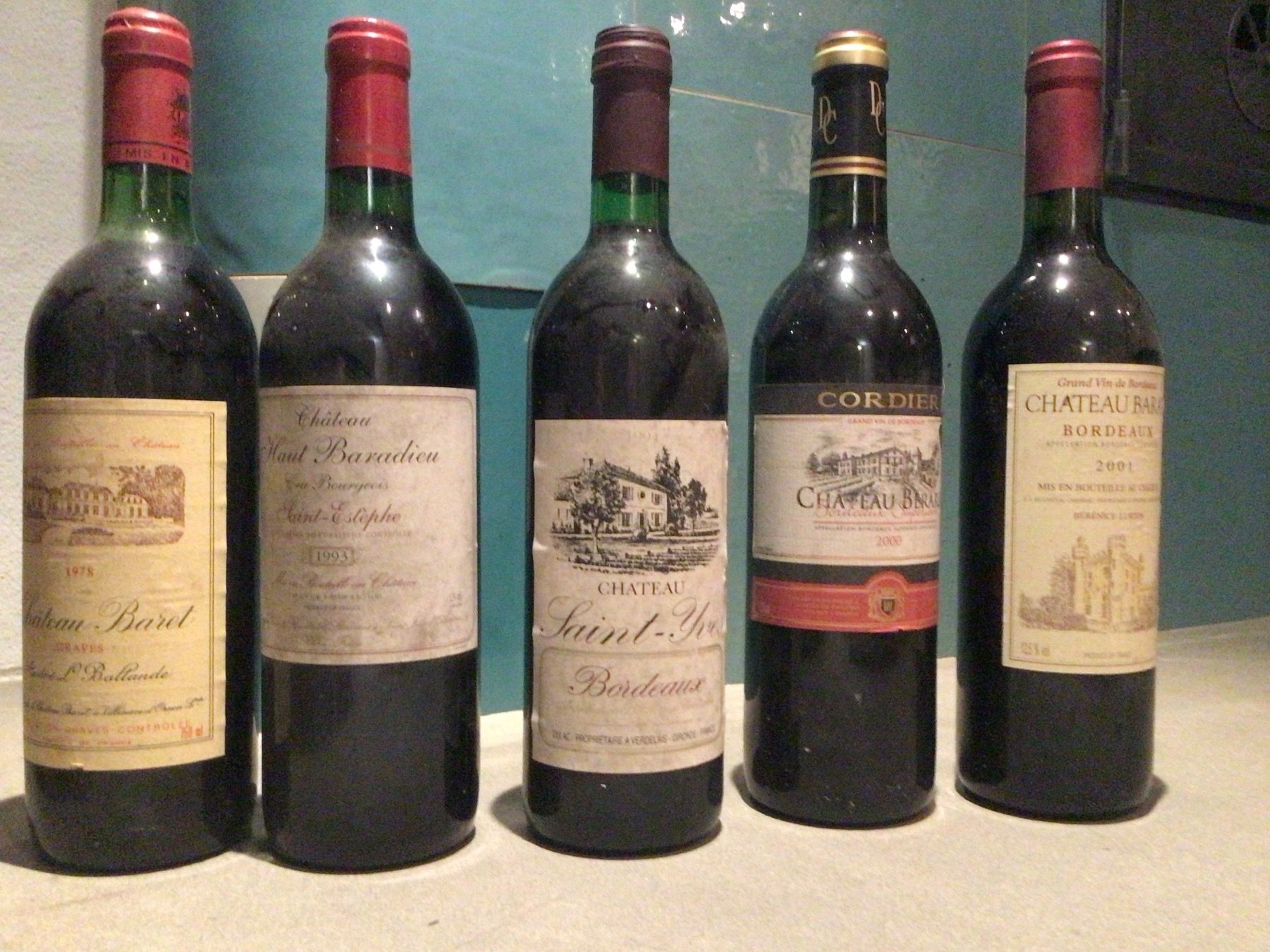 Vino: Bordeaux Weine 5 Flaschen – Usato da Schleinikon venduto da Laegern99