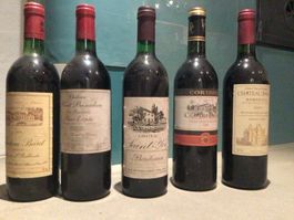 Bordeaux Weine 5 Flaschen