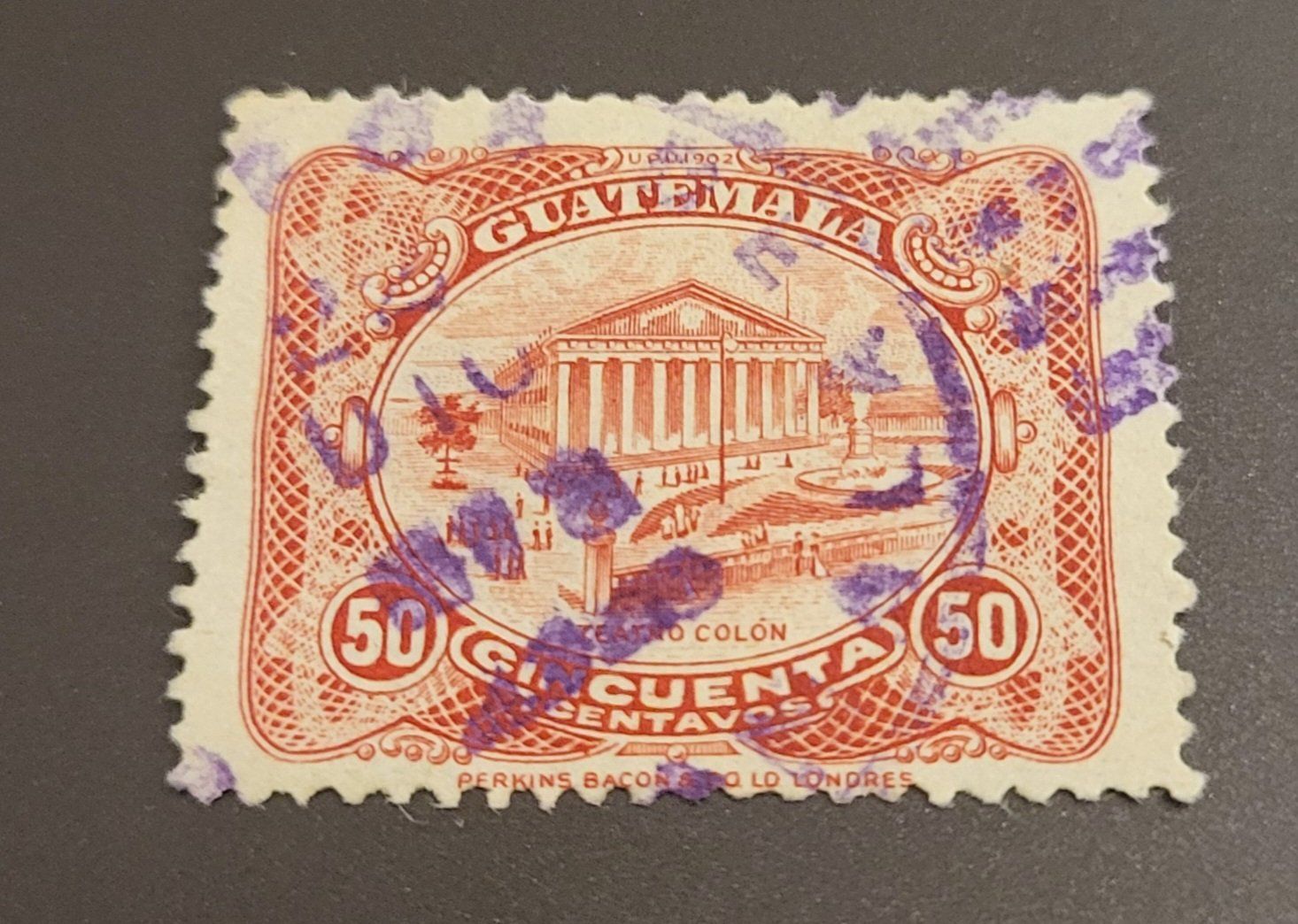 Tutti i francobolli: Guatemala 1924 alte briefmarke – Usato da St Gallen venduto da Stampsalshobby