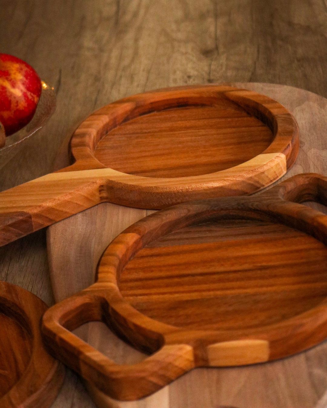 Piatti di portata: Holztablett Servierplatten aus Holz – Nuovo e nell'imballaggio originale da Zürich venduto da Miki_Schreiner 6