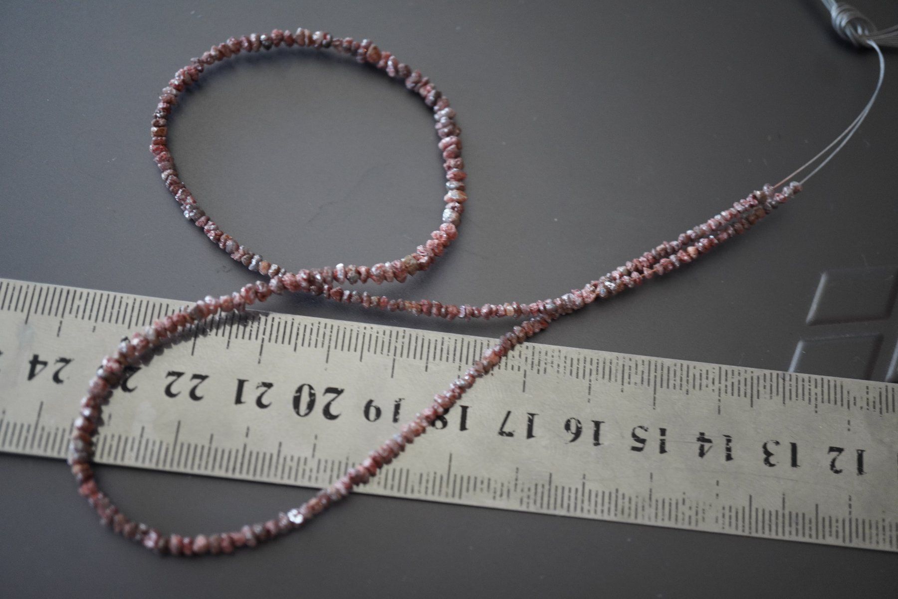 Pietre preziose: Diamanten Rot     Multicolor   Strang   ca 3mm – Nuovo e nell'imballaggio originale da Eschenbach SG venduto da topstone 1