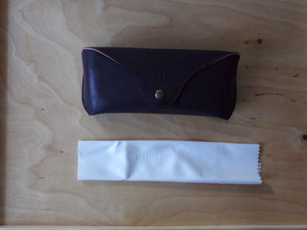 Brillenetui Mit Gürtellasche - Überschlagetui Druckknopf Made In Germany