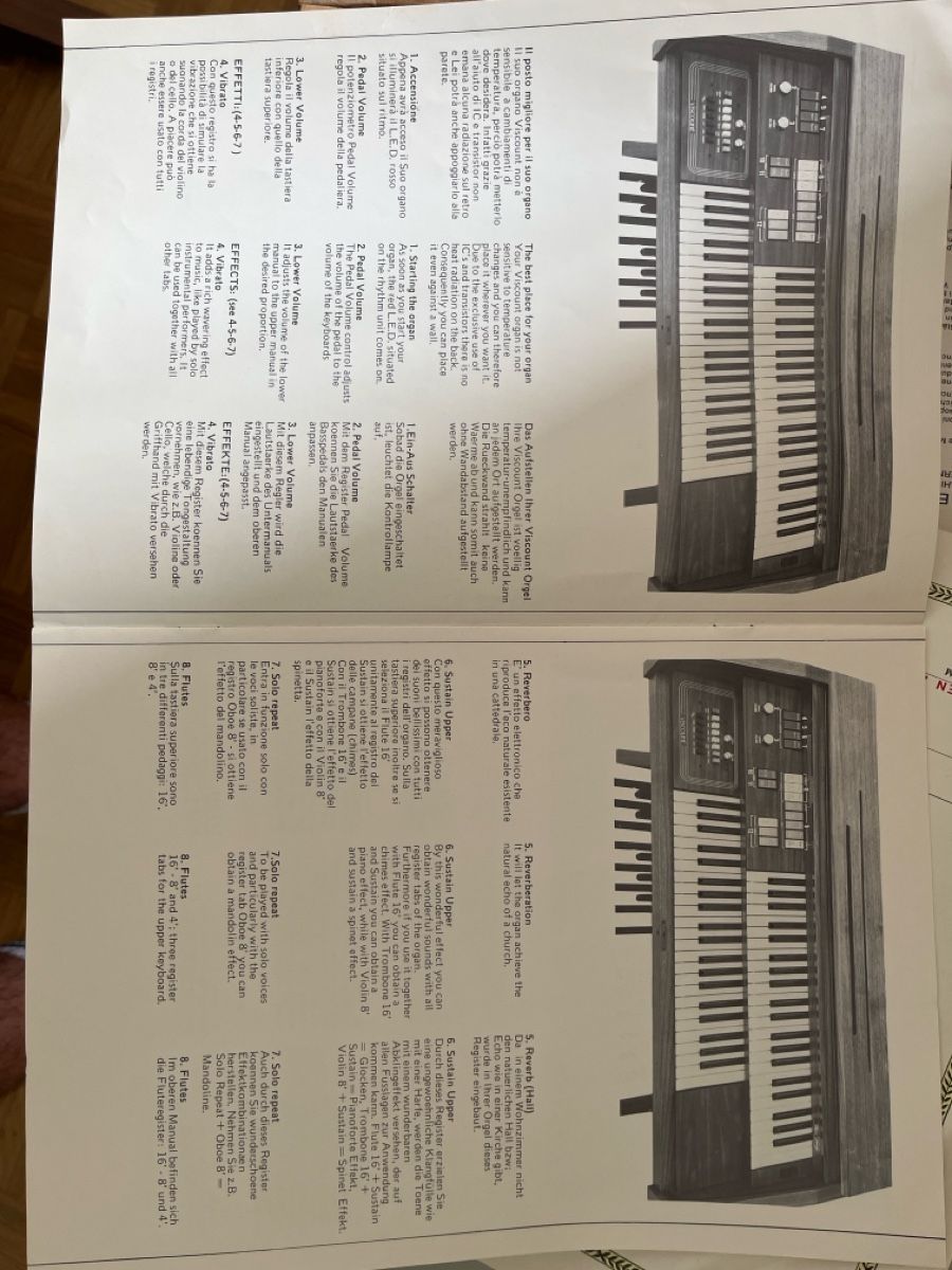Hammond Musikinstrumente: Viscount  Hammond Orgel – Gebraucht aus Widnau von bogi012 7