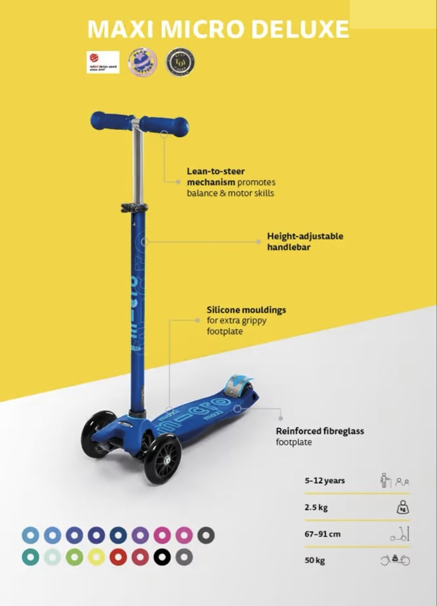 Micro Caschi: Micro Maxi Deluxe scooter + helmet – Usato da Kloten venduto da wer_26t5 9
