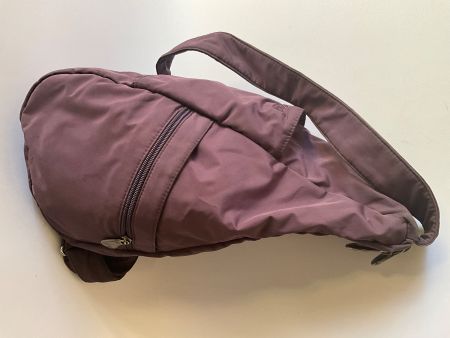 Healthy backpack Umhängetasche Aubergine guter Zustand 44cm