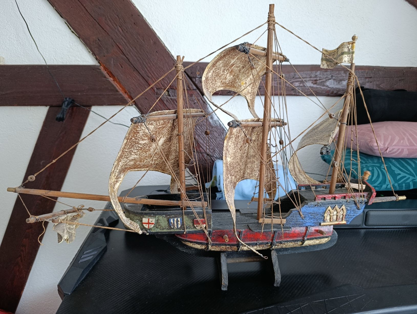 Kit di modellismo & Modellini statici: Vintage Model Ship Santa maria 1492 – Usato da Schönenberg TG venduto da dob_9yjk 1