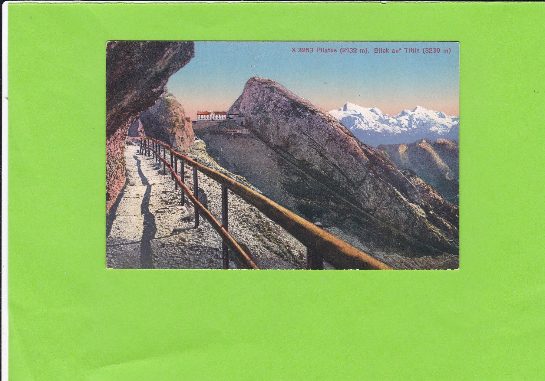 Cartes postales: Pilazus-Blick auf Titlis – D'occasion à St. Peterzell par neckertal