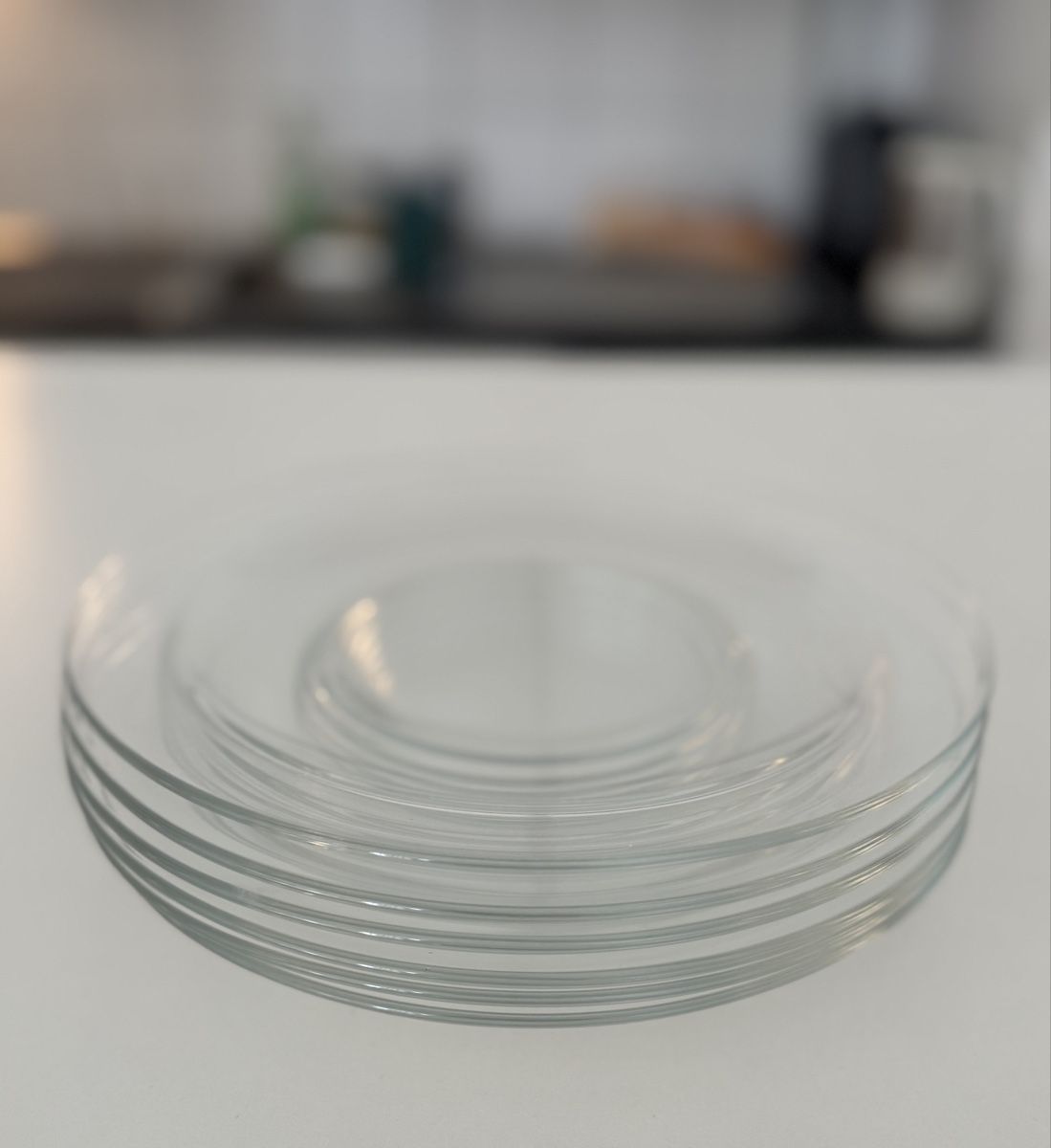 Piatti: Elegante Glasteller, fast neuwertig, Durchmesser 21cm – Usato da Bern venduto da Lexis6 2
