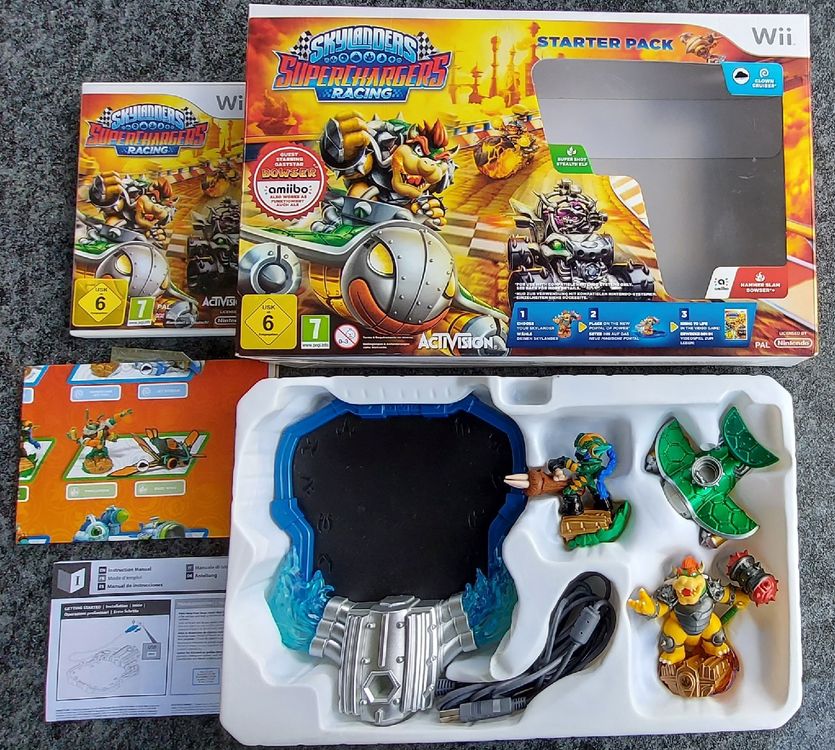Starter Pack Skylanders SuperChargers Racing Pour Wii - Jeu + Véhicule - Neuf Sous Blister