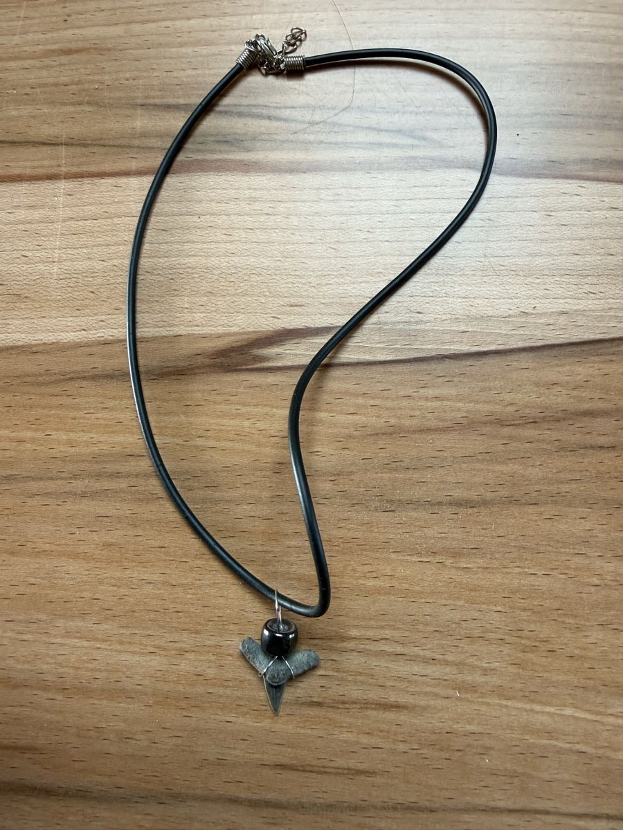 Catenine: Kette mit Haifischzahn-Anhänger – Usato da Grenchen venduto da Bastet007