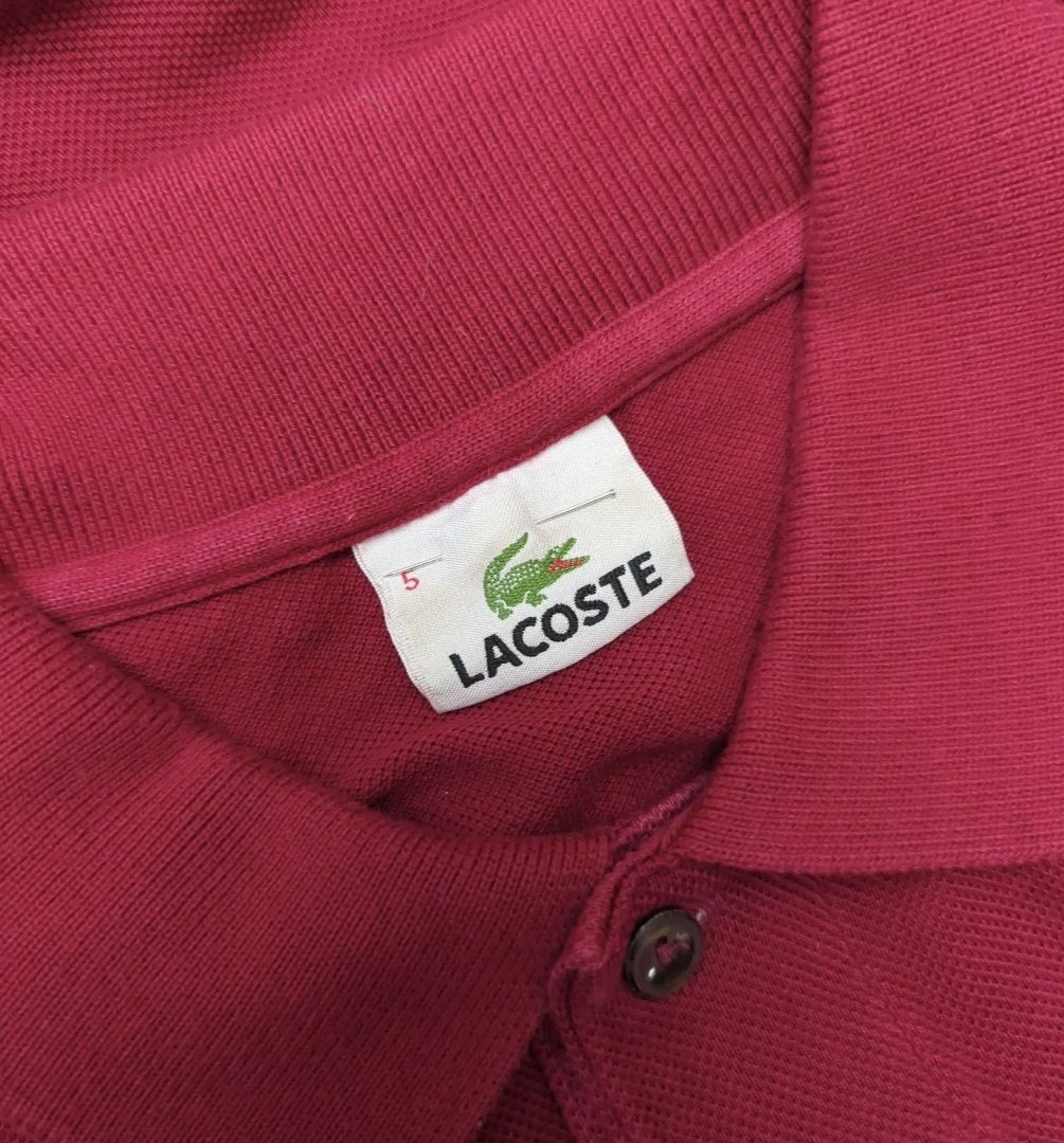 Lacoste Magliette Polo: Lacoste Poloshirt Bordeaux Grösse 5 – Usato da Le Locle venduto da sAm_2112 1