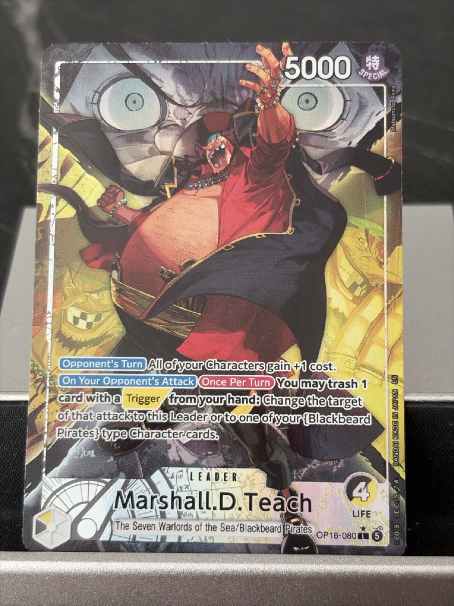Bandai Carte collezionabili: One Piece OP16-080 Marshall. D.Teach, Englisch – Nuovo (secondo la descrizione) da St. Gallen venduto da cambitcg