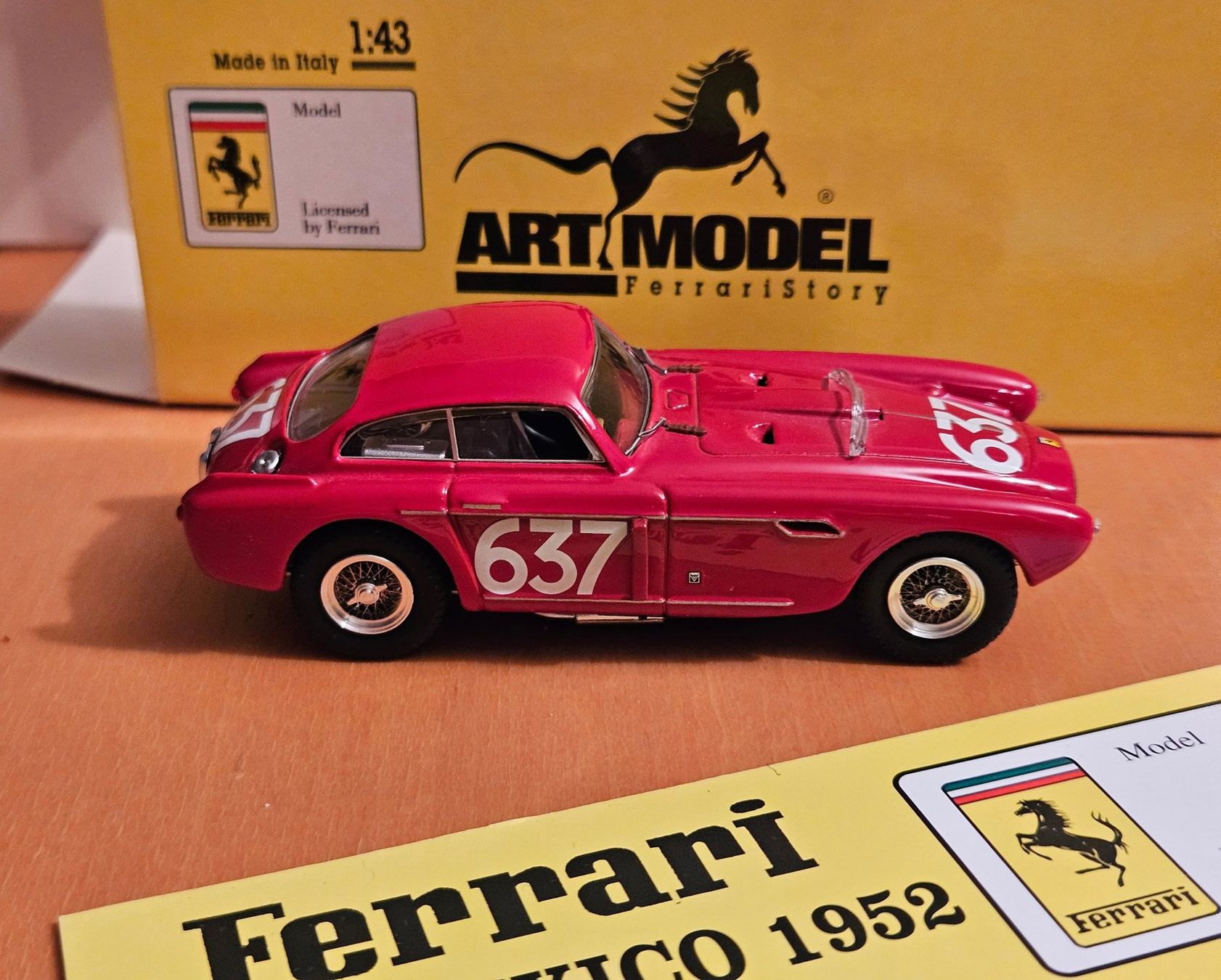Ferrari Modellautos: Ferrari 340 Mexico Berlinetta Vignale 1952 – Neu und originalverpackt aus Aigle von Vintage66