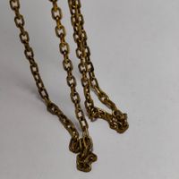 Gold plated chain long vintage #C9