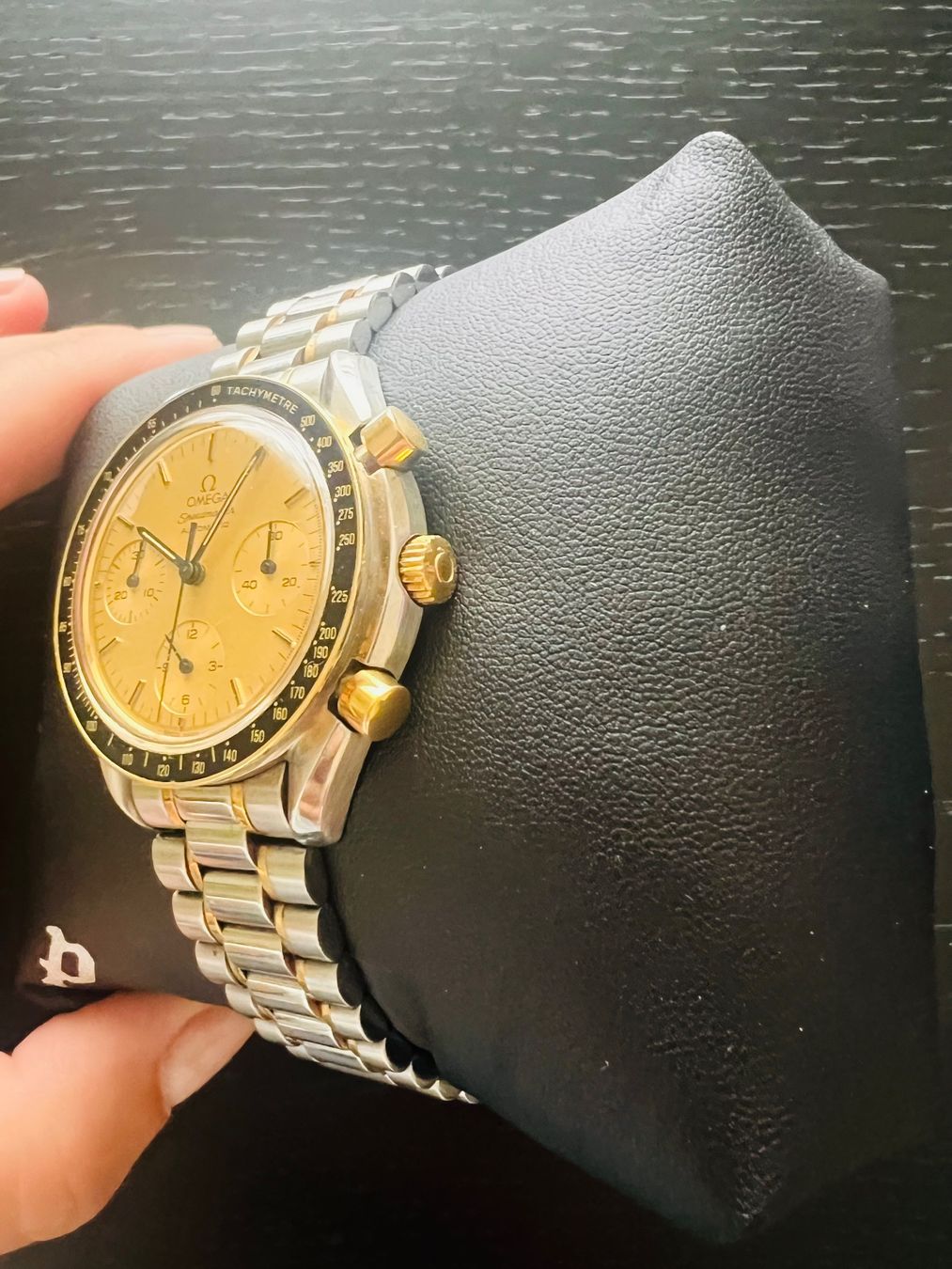 Omega Uhren: Omega Speedmaster gold – Gebraucht aus weggis von Minusio12 1
