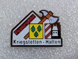 Ansteckpin 249: Feuerwehr Kriegstetten Halten