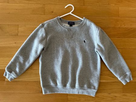 Ralph Lauren Grey Sweatshirt Size 7, 130, as New