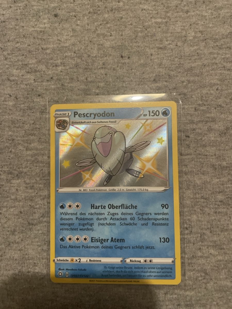 Pokémon Carte collezionabili: Pescryodon Glänzendes Schicksal Baby Shiny – Nuovo (secondo la descrizione) da Flawil venduto da Duft-Alchemist