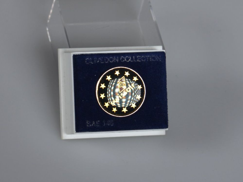 Swissair Placchette & Badge: Vintage Swissair pin – Usato da Basel venduto da IRMAundFRED