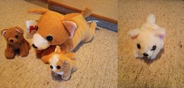 MorisMos Chihuahua Hund Kuscheltier XXL mit 3 Babys im Bauch