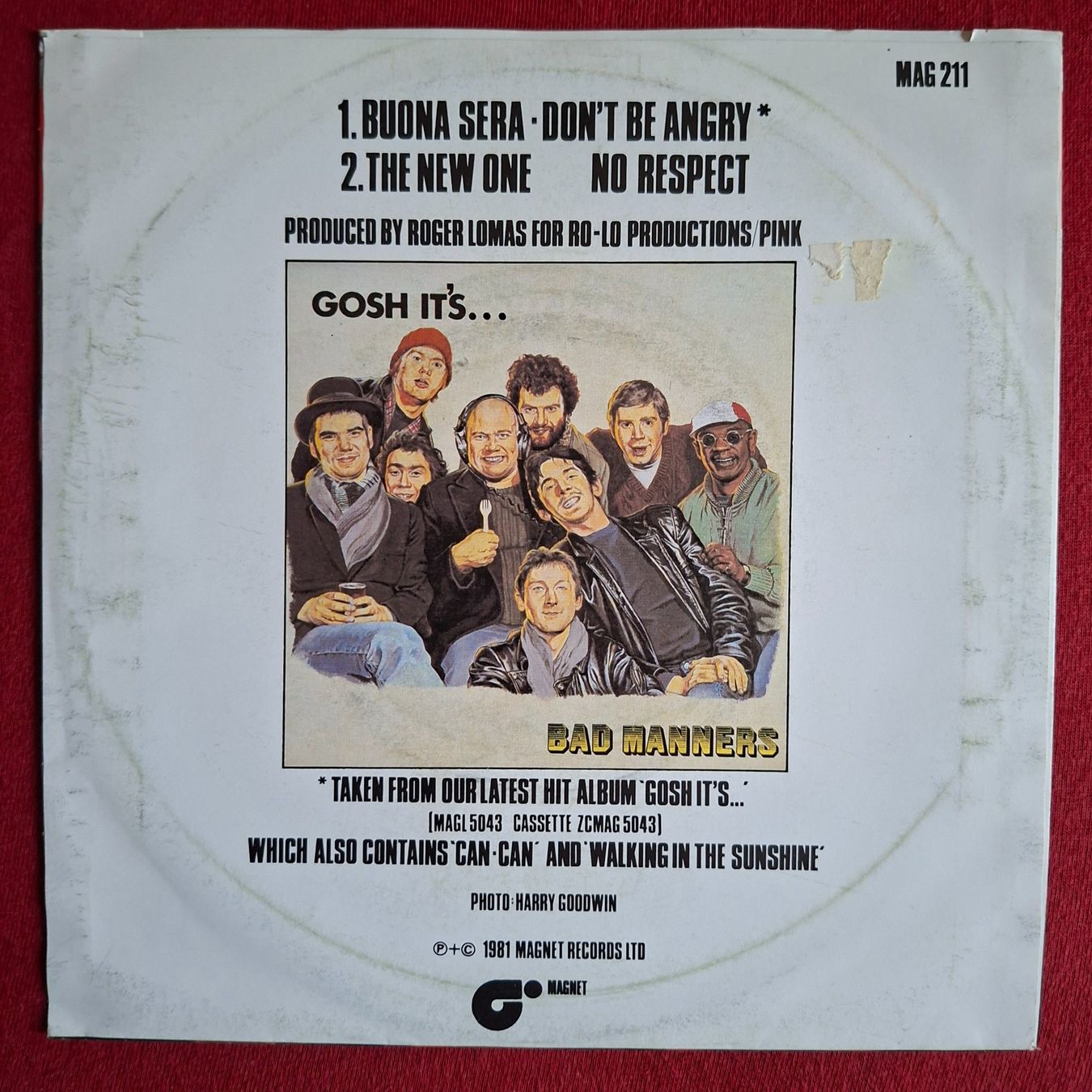 Dischi in vinile: Vinyl 7" Single Bad Manners – Usato da Burg AG venduto da ..machine_rec.. 1