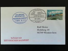 Historische Bahnpost 2014 Heilbronn Sonderb **  Luxus (B572)