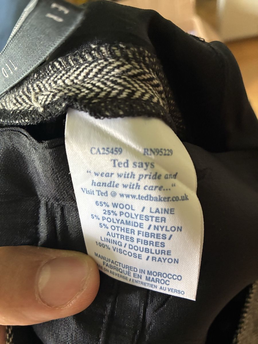 Ted Baker Hosen: Ted Baker Hose Fischgratmuster Grösse 1 – Gebraucht aus Steinmaur von jul_6lwt 3