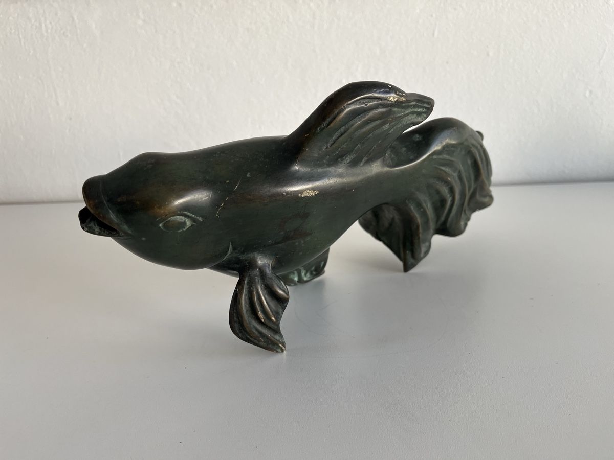 Sculture & Statue: Fisch aus Bronze – Usato da Wetzikon ZH venduto da seli03 4