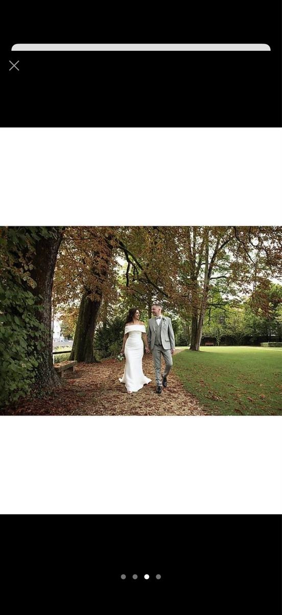Vestiti: Brautkleid Grösse 38 elegant & figurbetont – Usato da Ettingen venduto da bey_fq62 1