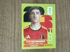 Panini FIFA World Cup 2026 Sticker Alexis Saelemaekers BEL12