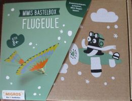 Migros Sammelbox Flugeule / Mitmach-Buch