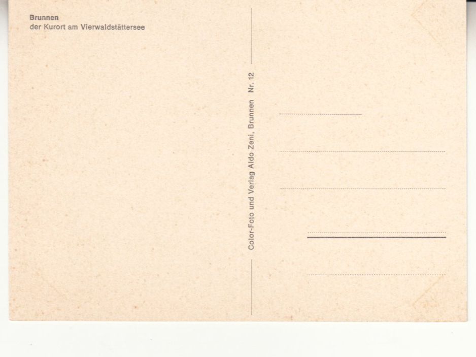 Cartes postales: Brunnen ca. 1970 – D'occasion à Bürglen TG par StampGraf 1