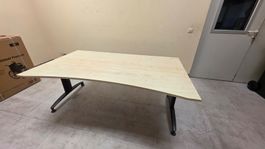 Sitag Bürotisch manuell Höhenverstellbar / Schreibtisch