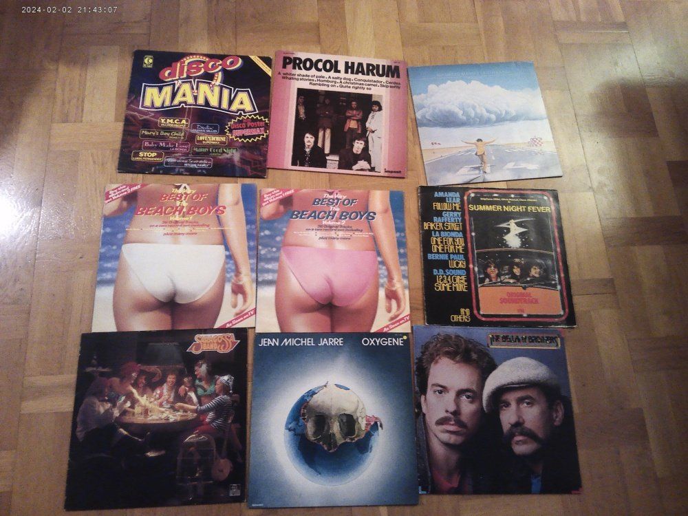 Dischi in vinile: Schallplatten BEACH BOYS -PROCUL HARUM - MANFRED MANN – Usato da Volketswil venduto da nemo2000