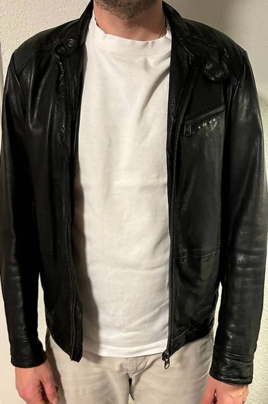 Marc O'Polo Giacche: Marc O'Polo Herrn Lederjacke/ man leather jacket – Usato da Glattbrugg venduto da cyr_2jry