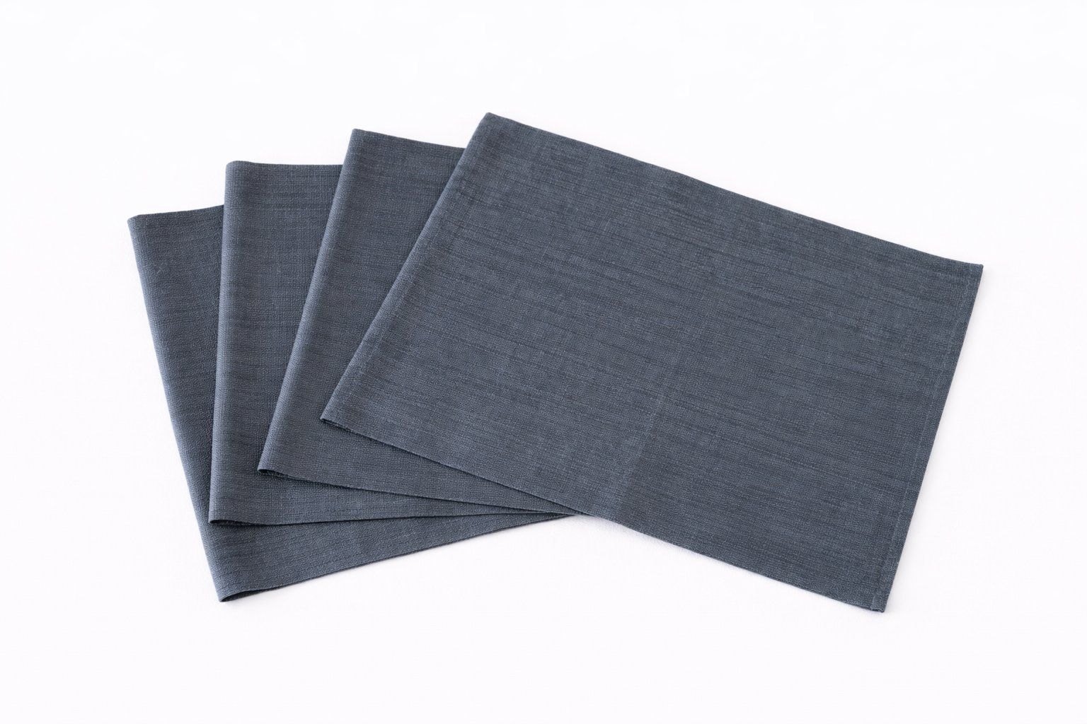 Autre linge de table: 4x Stoff Tischsets Grau – Neuf (Voir description) à Fully par VaneaSelection